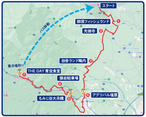 スパウォーク2025年のウォーキングコース